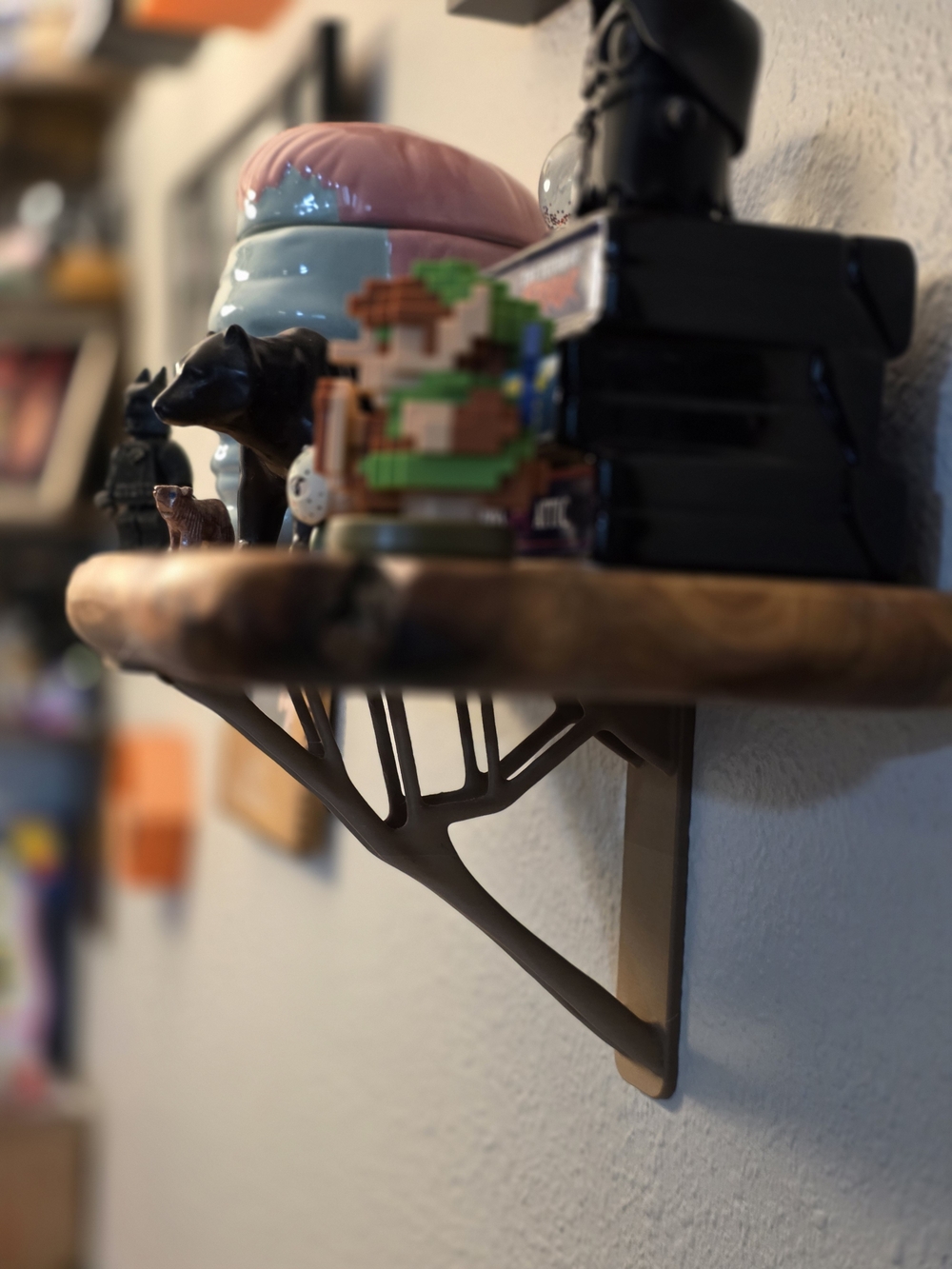 Tree-Branch Wood-like Bracket Shelf SUPPORT